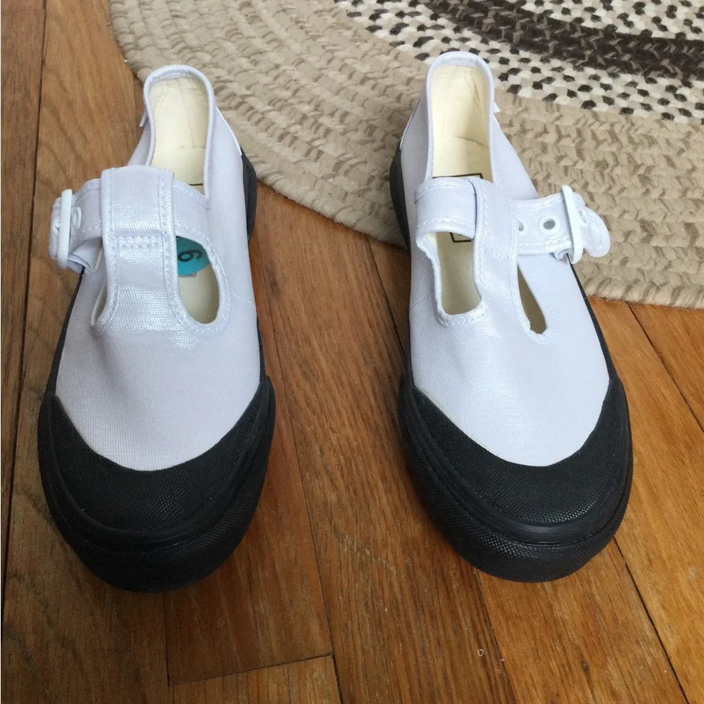 Vans Silver Mary Jane Creepers